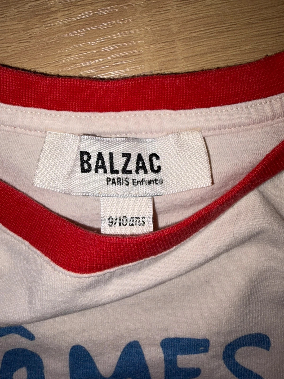 T-shirt para menina, Balzac 9/10 anos – photo 5